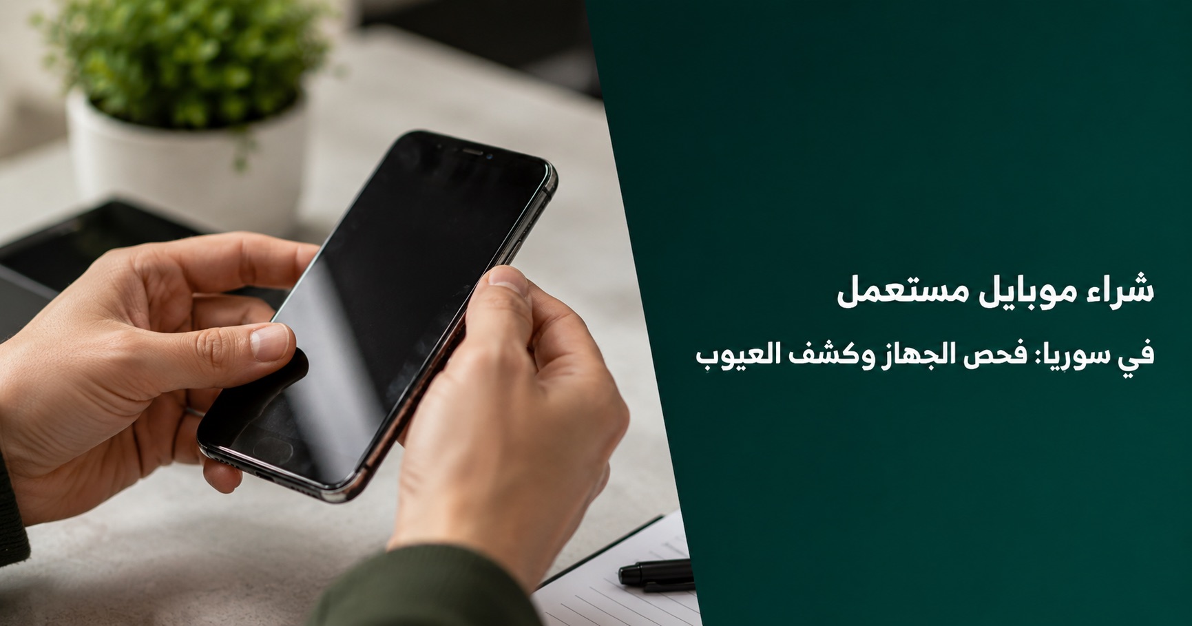 شراء موبايل مستعمل في سوريا: فحص الجهاز وكشف العيوب قبل الدفع
